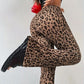 Cora - Leopard Print Trousers