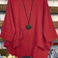 Ashley – casual blouse with round neckline for spring