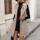 Adeline - Clasi double checked cardigan coat with belt