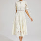 Hallie | Lace Midi Dress