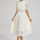 Hallie | Lace Midi Dress