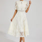 Hallie | Lace Midi Dress