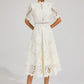 Hallie | Lace Midi Dress