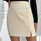 Marlie - Plain high waisted skirt