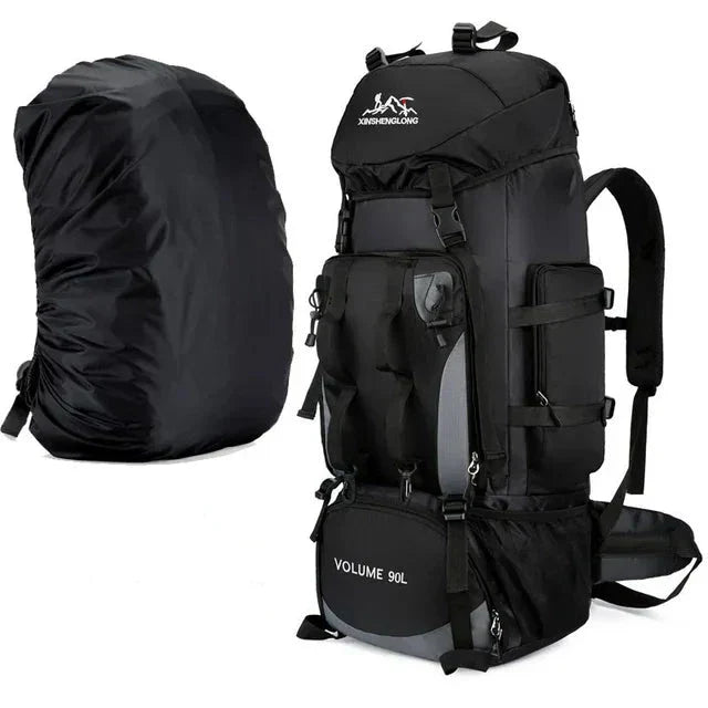 90L Waterproof Camping and Hiking Backpack