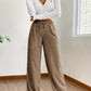 Patricia - Wide leg trousers with drawstring at the waist