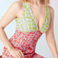 Bernadeth - Ärmelloses Strandkleid mit Blumenmuster