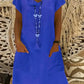 Karen – Casual Short-Sleeved Simple Spring Dress