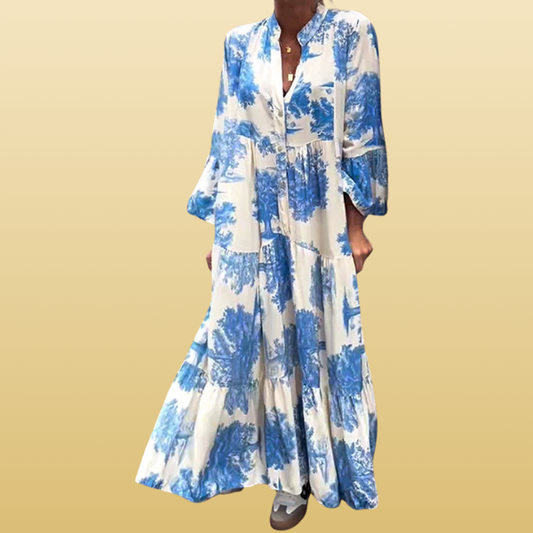 CATRIEL | FLOWY BUTTON DRESS
