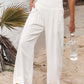 Alexandra - Cotton and linen trousers