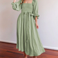 Michelle | Dress with Ruffled Sleeves