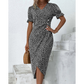 MIYAH | BUTTON WRAP DRESS
