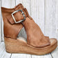 Shina -Boho wedge sandals for women