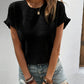 Vespera – Casual Summer T-Shirt with Round Neck and Short Sleeves