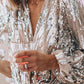 Sparkling & Stylish Women's Glitter V-Neck Long Sleeve Top – Naya