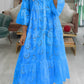 Grace - Elegant dress with embroidered eyes
