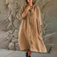 Juvylyn - Loose-fitting cotton linen shirt dress