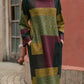 Pearl - Wide, mid-length dress with a vintage look