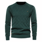 Men's Checked Knitted Sweater - Adam