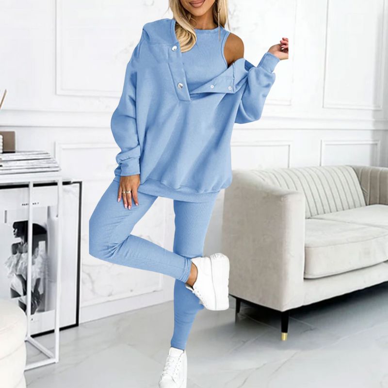 Thea - Stylish streetwear set [top, jacket &amp; pants]