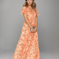 Lini - Floral dress with ruffle sleeves