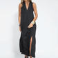 AYANIA - Long dress and vest
