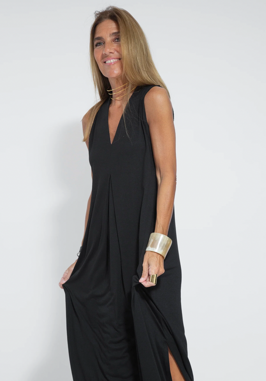 AYANIA - Long dress and vest