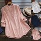 Sarini | Half Open Collar Long Sleeve Blouse for Women