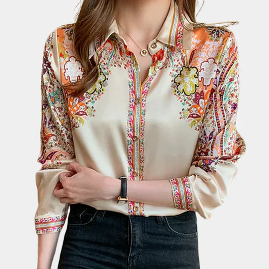 Sofia | Women's elegant long sleeve - blouse