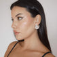 Vyanna | 14K Gold & Silver Rose Earrings