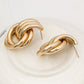 Kyrell | Textured Twisted Studs