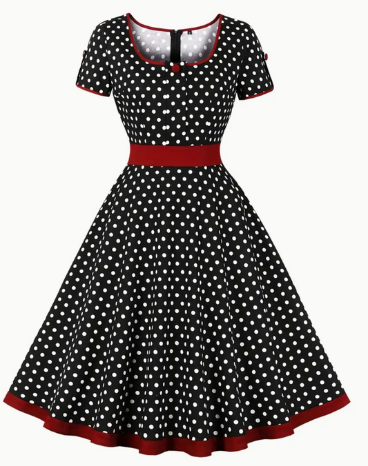 Retro Chic – Beautiful Vintage Polo Dress for Spring/Summer