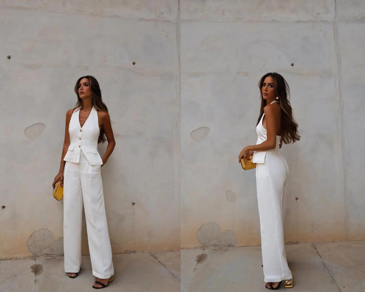 Natalie - elegant streetwear set [top + pants]