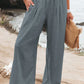 Alexandra - Cotton and linen trousers