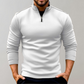 Warm men's sweater with zipper