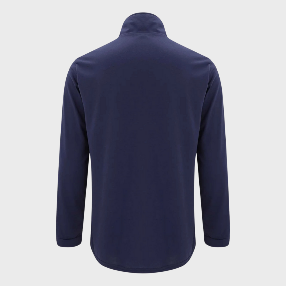 Warm men's sweater with zipper