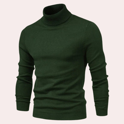 Ethan - Casual turtleneck sweater for men