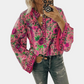Laura | Women's floral pattern - blouse