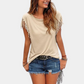 French Summer T-Shirt with Loose Fit – Mila