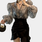 Sumathi | Women's Puff Sleeve Blouse - Elegant & Comfortable Top