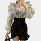 Sumathi | Women's Puff Sleeve Blouse - Elegant & Comfortable Top