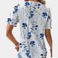 Clara | Women's lace trim - V-neck blouse