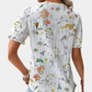 Clara | Women's lace trim - V-neck blouse