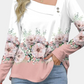 Gaia | Women's floral print - long sleeve blouse