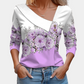 Gaia | Women's floral print - long sleeve blouse