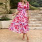 Soledad - V-neckline midi dress