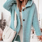 Amelia - Knitted Hooded Cardigan with Buttons