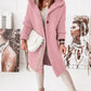 Amelia - Knitted Hooded Cardigan with Buttons