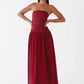 Carmen | Strapless Maxi Dress