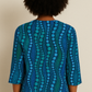 Women's Abstract Polka Dot Blouse
